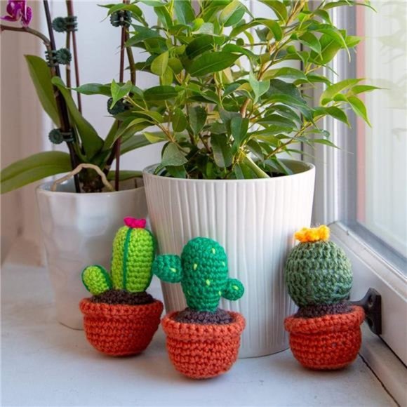 Crochet kit for Beginners to Intermediate | Cactus DIY Crochet Amigurumi - Picture 6 of 7